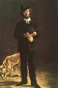 Edouard Manet Portrait of Gilbert Marcellin Desboutin Sweden oil painting reproduction